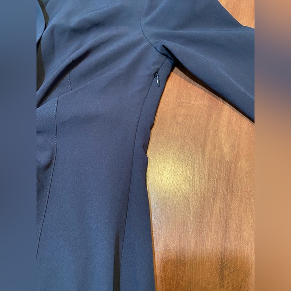 Cinq à Sept Midi McKenna Dress Navy Blue Size 8 - Picture 9 of 14